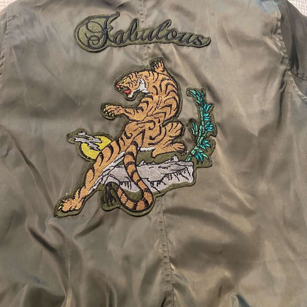 LOVE TREE FABULOUS TIGER BOMBER JACKET versatile casual everyday statement